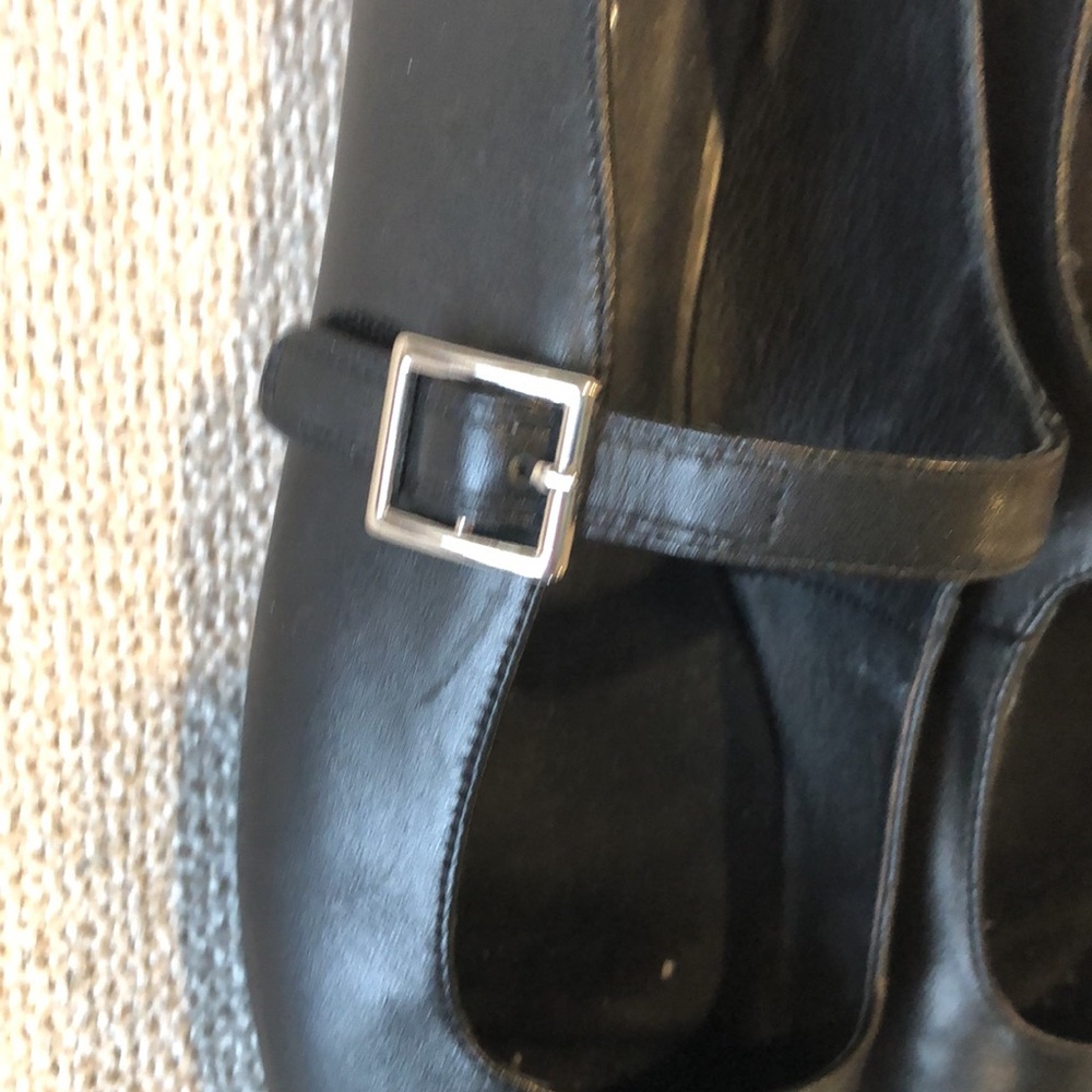 CUTE Jeffrey Campbell Mary Jane flats - sz 7 - Picture 2 of 3